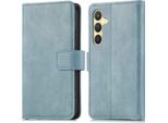 Custodia Per Cellulare Imoshion Per Samsung Galaxy S24 Plus - Cover Flip A Libro - Blu Chiaro