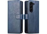 Custodia Per Cellulare Imoshion Per Samsung Galaxy Z Fold 5 - Flip Cover Libreria Flip - Blu Scuro