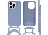 Custodia Iphone 14 Pro Custodia Iphone 14 Pro Protettiva Back Cover Colore Con Cinturino Staccabile Silicone Blue Imoshion