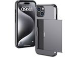 Custodia Per Iphone 15 - Plastica - Custodia Rigida/Cover Imoshion - Grigio