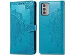 Nokia G42 Sleeve - Pelle Finta - Flip Cover Imoshion - Turchese
