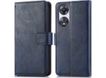 Imoshion Custodia Per Cellulare Per Oppo A78 (4G) - Flip Cover Bookcase Flip - Blu Scuro