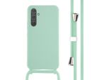 Custodia Samsung Galaxy A54 - Silicone - Imoshion Custodia Morbida/Manicotto Con Cinturino/Copertura Posteriore - Verde Menta