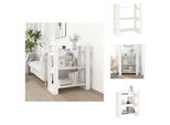 Vidaxl Libreria/Divisorio Bianco 80X35X91 Cm In Legno Di Pino Massiccio - Librerie E Scaffalature