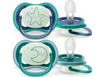 Philips Avent MāNeklīTis Ultra Air Night, 6-18M, (2Gab), ZēNiem