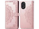 Oppo A38/Oppo A18 Sleeve - Pelle Finta - Custodia A Conchiglia Imoshion - Oro Rosa