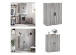 Vidaxl Armadio A Muro Grigio Sonoma 69,5X34X90 Cm - Armadio A Muro - Armadio A Muro - Armadio - Armadio Portaoggetti