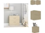 Vidaxl Comodini 2 Pezzi Rovere Sonoma 40X30X40 Cm Materiale A Base Di Legno - Comodini