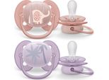 Philips Avent MāNeklīTis Ultra Soft Deco, 0-6M (2 Gab), MeitenēM
