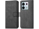 Imoshion Cover Per Xiaomi Poco X6/Xiaomi Redmi Note 13 Pro (5G) - Flip Cover Bookcase Flip - Nero
