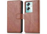 Imoshion Custodia Per Cellulare Per Oppo A79 - Flip Cover Bookcase Flip - Marrone