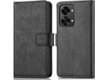 Imoshion Cover Per Cellulare Per Oneplus Nord 2T - Flip Cover Libreria Flip - Nero