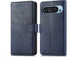 Custodia Imoshion Per Google Pixel 9 Pro Xl - Flip Cover Libreria Flip - Blu Scuro