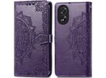 Oppo A38/Oppo A18 Sleeve - Pelle Finta - Flip Cover Imoshion - Viola