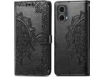 Motorola Moto G85 Cover - Pelle Finta - Flip Cover Imoshion - Nero