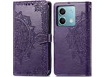 Xiaomi Redmi Note 13 Cover - Pelle Finta - Flip Cover Imoshion - Viola