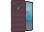 Xiaomi Poco X6 Pro Sleeve - Silicone - Imoshion Custodia Morbida/Copertura Posteriore - Melanzana