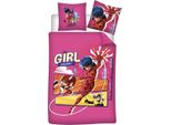 Set Di Biancheria Da Letto Miraculous Ladybug 140X200 Cm - Copripiumino E Federa In Microfibra