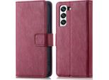Custodia Per Cellulare Imoshion Per Samsung Galaxy S21 - Cover Flip A Libro - Rosso Scuro
