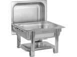 Chafing Dish In Acciaio Inox Da 4 Litri, 1/2 Gn Scaldavivande, Per Catering, Buffet