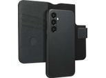 Samsung Galaxy S24 Plus Cover - Vera Pelle - Accezz Flip Cover/2 In 1 Case - Nero