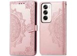 Oppo Reno 12 Pro Sleeve - Ecopelle - Flip Cover Imoshion - Oro Rosa