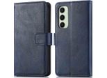 Custodia Per Cellulare Imoshion Per Samsung Galaxy S24 Fe - Cover Flip A Libro - Blu Scuro