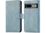 Custodia Per Cellulare Imoshion Per Google Pixel 7A - Cover Flip A Libro - Blu Chiaro