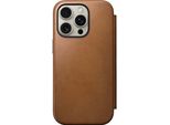 Nomad Modern Leather Folio, English Tan-C - Iphone 16 Pro