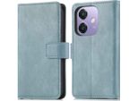 Custodia Imoshion Per Oppo A60 (5G)/Oppo A40M/Oppo A40 - Flip Cover Bookcase Flip - Azzurro