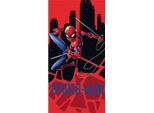 Asciugamano Spiderman Rot 70 X 140 Cm - Baumwolle