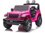 Baby Mix Jeep Wrangler Rubicon Auto Elettrica Rosa