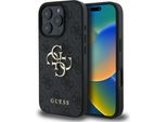 Guess GUHCP16X4GMGGR Custodia Protettiva Rigida Nera Per Iphone 16 Pro Max 6,9" 4G Big Logo"