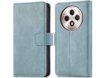 Imoshion Custodia Per Cellulare Per Oppo Reno 12F (5G) - Flip Cover Bookcase Flip - Azzurro
