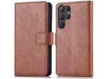 Custodia Per Cellulare Imoshion Per Samsung Galaxy S25 Ultra - Flip Cover Libreria Flip - Marrone