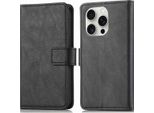 Imoshion Custodia Per Telefono Cellulare Per Apple Iphone 16 Pro Max - Custodia A Libro Flip - Nero