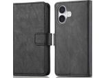 Custodia Per Cellulare Imoshion Per Apple Iphone 16 - Cover Flip A Libro - Nero