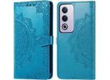 Oppo A60/Oppo A40M/Oppo A40 Sleeve - Pelle Finta - Flip Cover Imoshion - Turchese