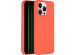 Custodia Per Iphone 15 Pro Max - Silicone - Accezz Soft Case/Backcover - Arancione