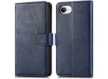 Custodia Per Cellulare Imoshion Per Apple Iphone 16E - Cover Flip A Libro - Blu Scuro