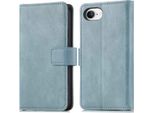 Custodia Per Cellulare Imoshion Per Apple Iphone 16E - Cover Flip A Libro - Blu Chiaro