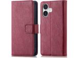 Custodia Imoshion Per Apple Iphone 16 - Cover Flip A Libro - Rosso