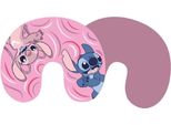 Cuscino Da Viaggio Lilo & Stitch - Morbido Cuscino Per Viaggiare In Tutta Comodità