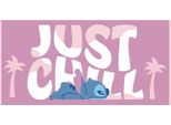 Telo Da Bagno Disney Lilo E Stitch, Telo Mare 70X140Cm (Asciugatura Rapida)