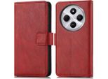Imoshion Copertura Del Telefono Cellulare Per Xiaomi Redmi 14C - Flip Flap Cover Bookcase Flip - Rosso Rosso