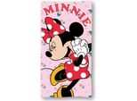Telo Mare Per Bambini Disney Minnie Mouse - Telo Da Bagno In Microfibra Soffice E Ad Asciugatura Rapida 140X70 Cm