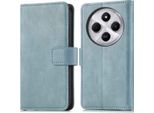 Imoshion Cover Per Xiaomi Redmi 14C - Flip Flap Cover Bookcase Flip - Azzurro