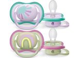 Philips Avent MāNeklīTis Ultra Air, 0-6M (2 Gab), MeitenēM