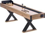 Tavolo Da Shuffleboard Succebuy 9 Piedi 2 In 1 - Ideale Per Il Divertimento Della Famiglia! Questo Tavolo Da Shuffleboard Succebuy Da 9 Piedi Combina Shuffleboard E Bowling.