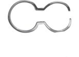 Telaio Portabicchieri Per Kia Rio 2011-2017 Acciaio Inox Cromato 1Pc
